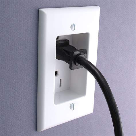 best box for recessed electrical outlet|15 amp recessed duplex outlet.